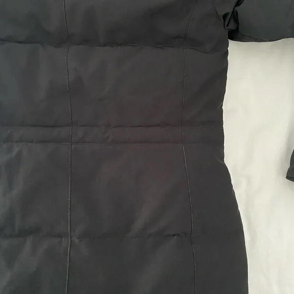 CANADA GOOSE BLACK CHELSEA FUR HOOD PARKA COAT